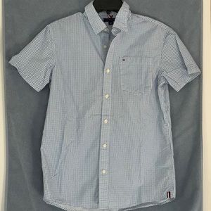 Tommy Hilfiger Boys Short Sleeve Button Down Shirt